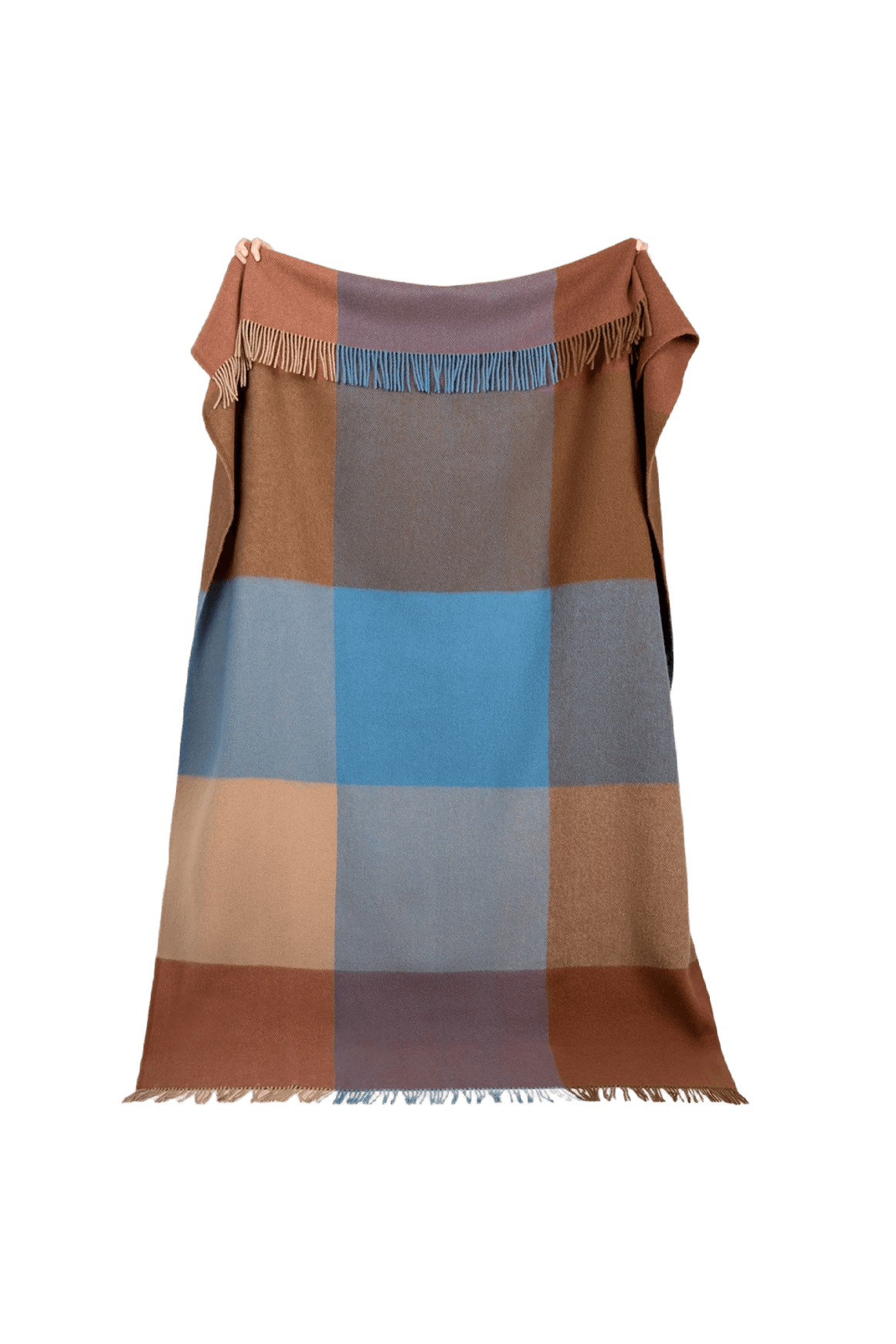 Weave Brookside NZ Wool Throw Blanket - Ocean