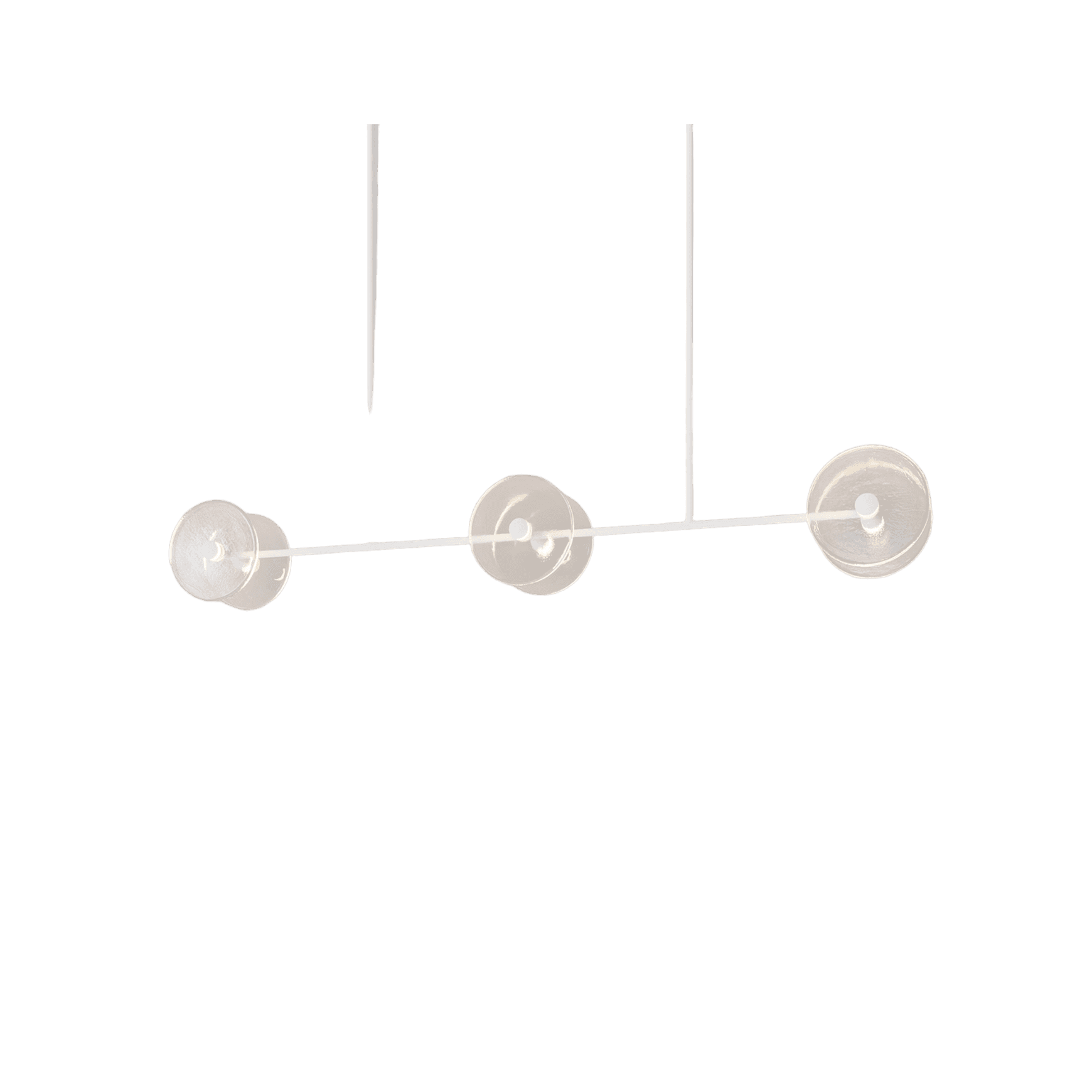 Coral Linear Rod Pendant (Six Coral Pieces)