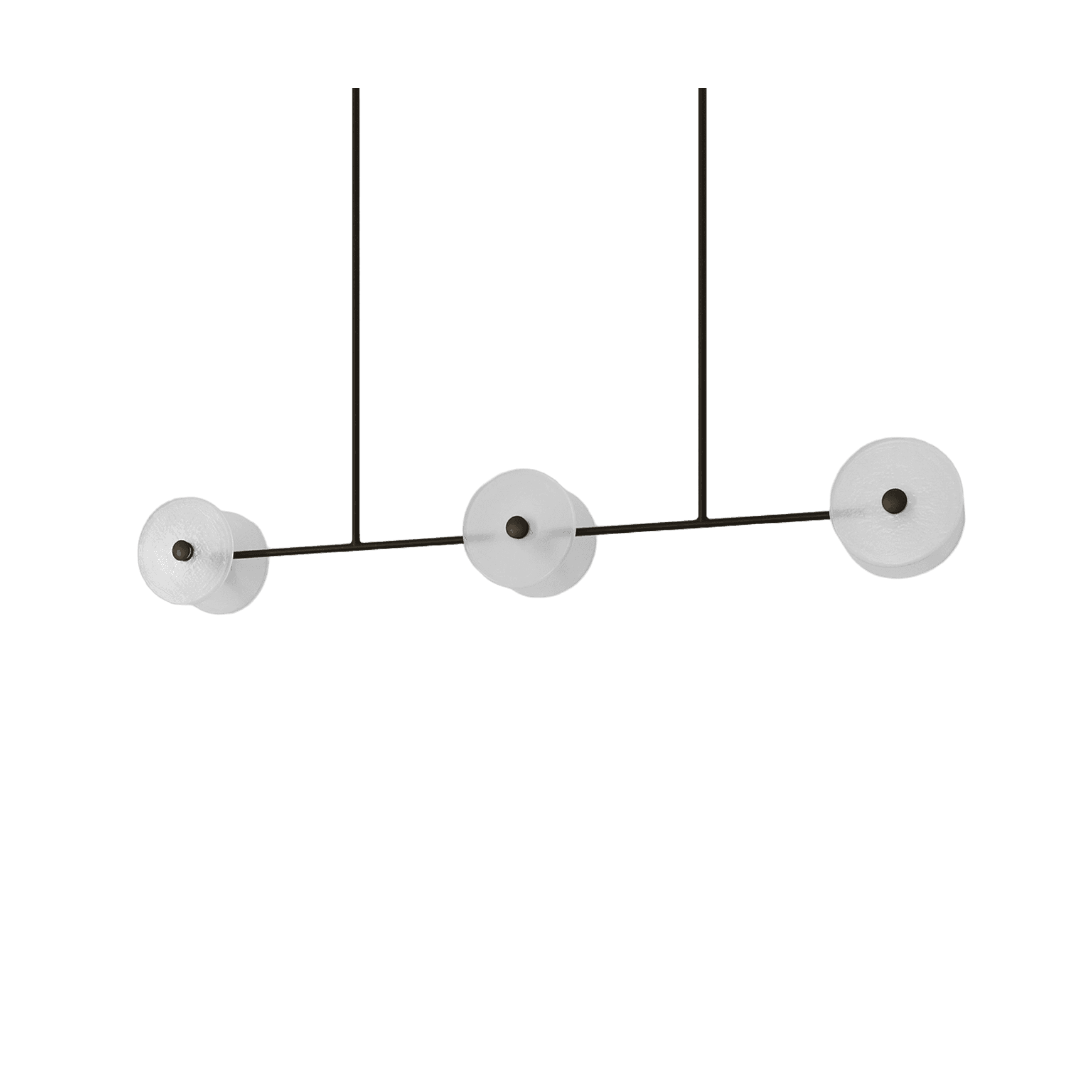 Coral Linear Rod Pendant (Six Coral Pieces)