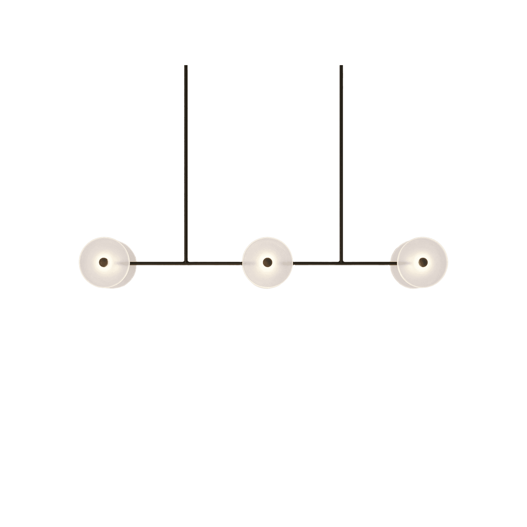 Coral Linear Rod Pendant (Six Coral Pieces)