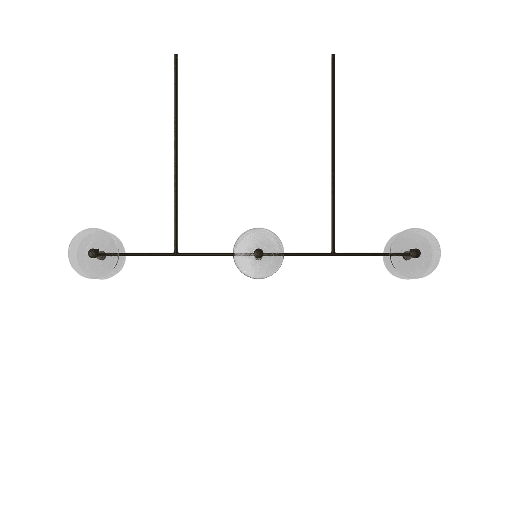 Coral Linear Rod Pendant (Six Coral Pieces)
