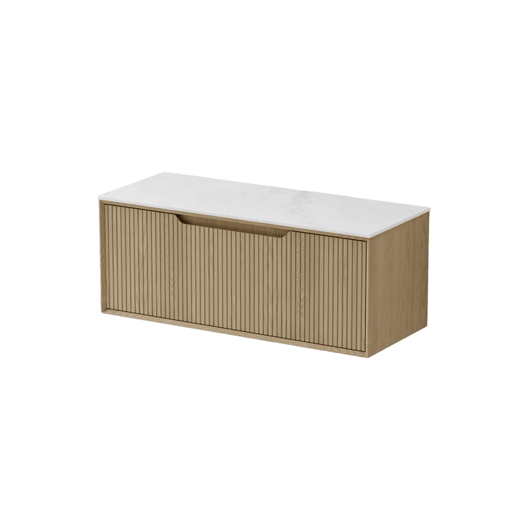 Aria 1200 Vanity | Villastone Slab Top