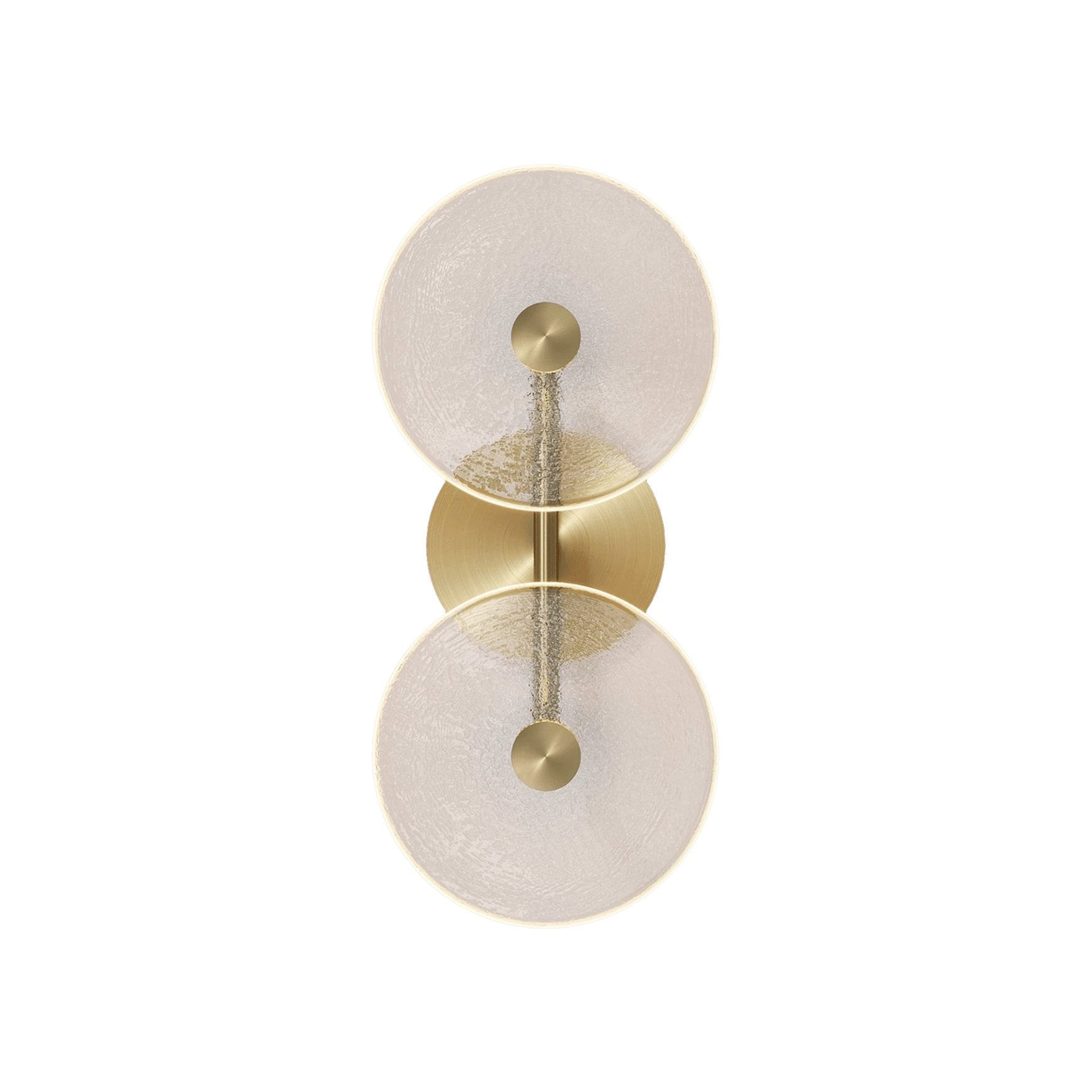 Coral Duo Rod Wall Light - (Centered)