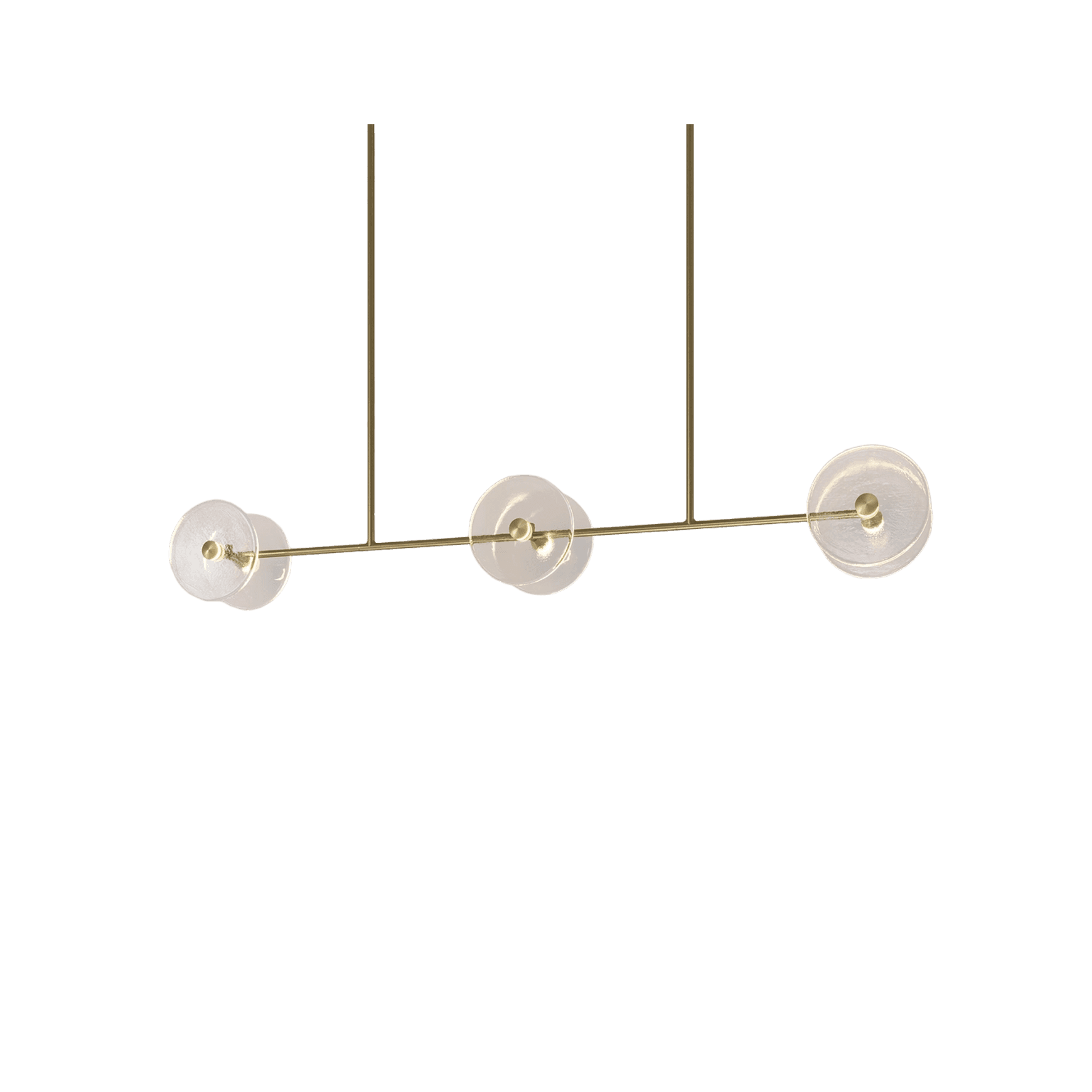 Coral Linear Rod Pendant (Six Coral Pieces)