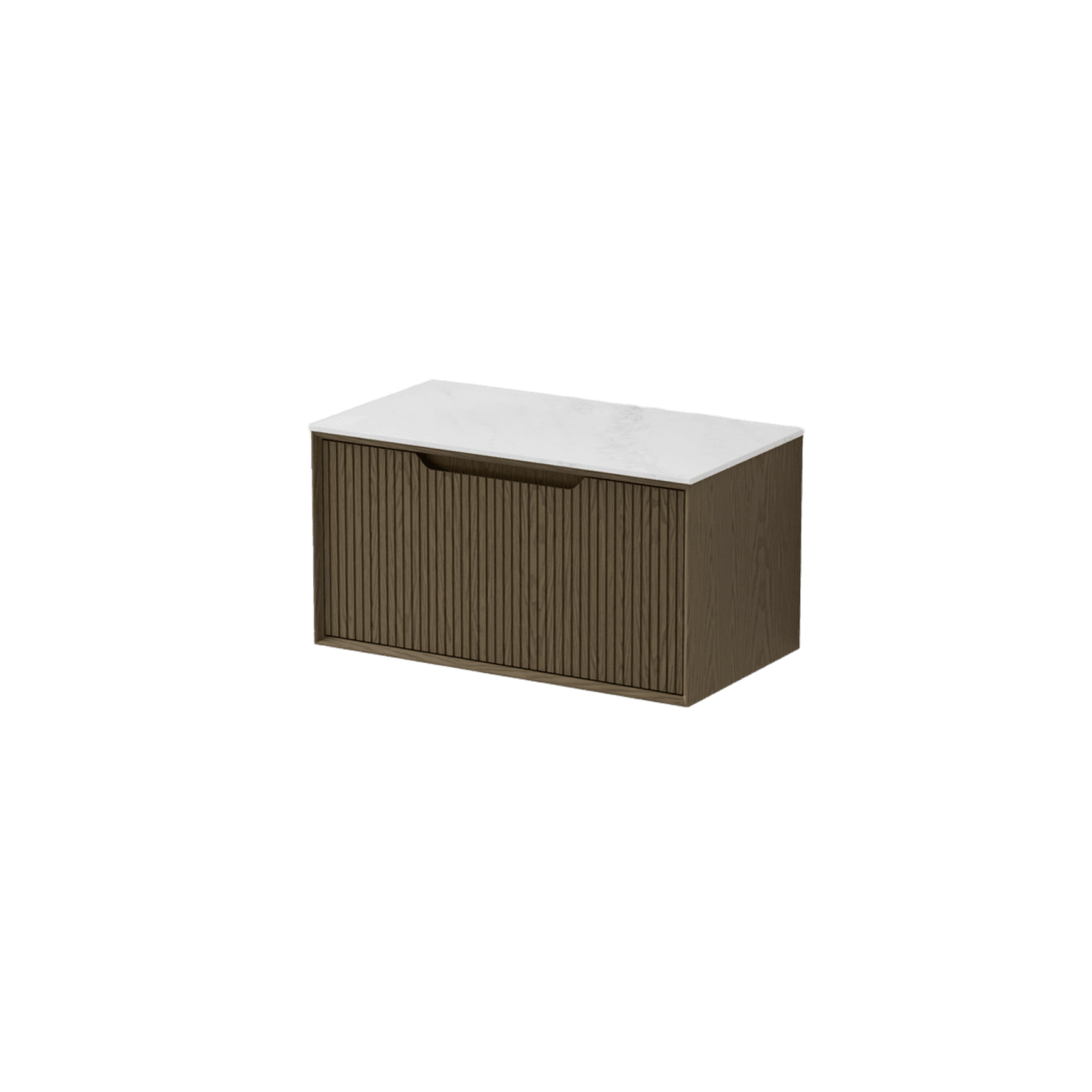 Aria 900 Vanity | Villastone Slab Top