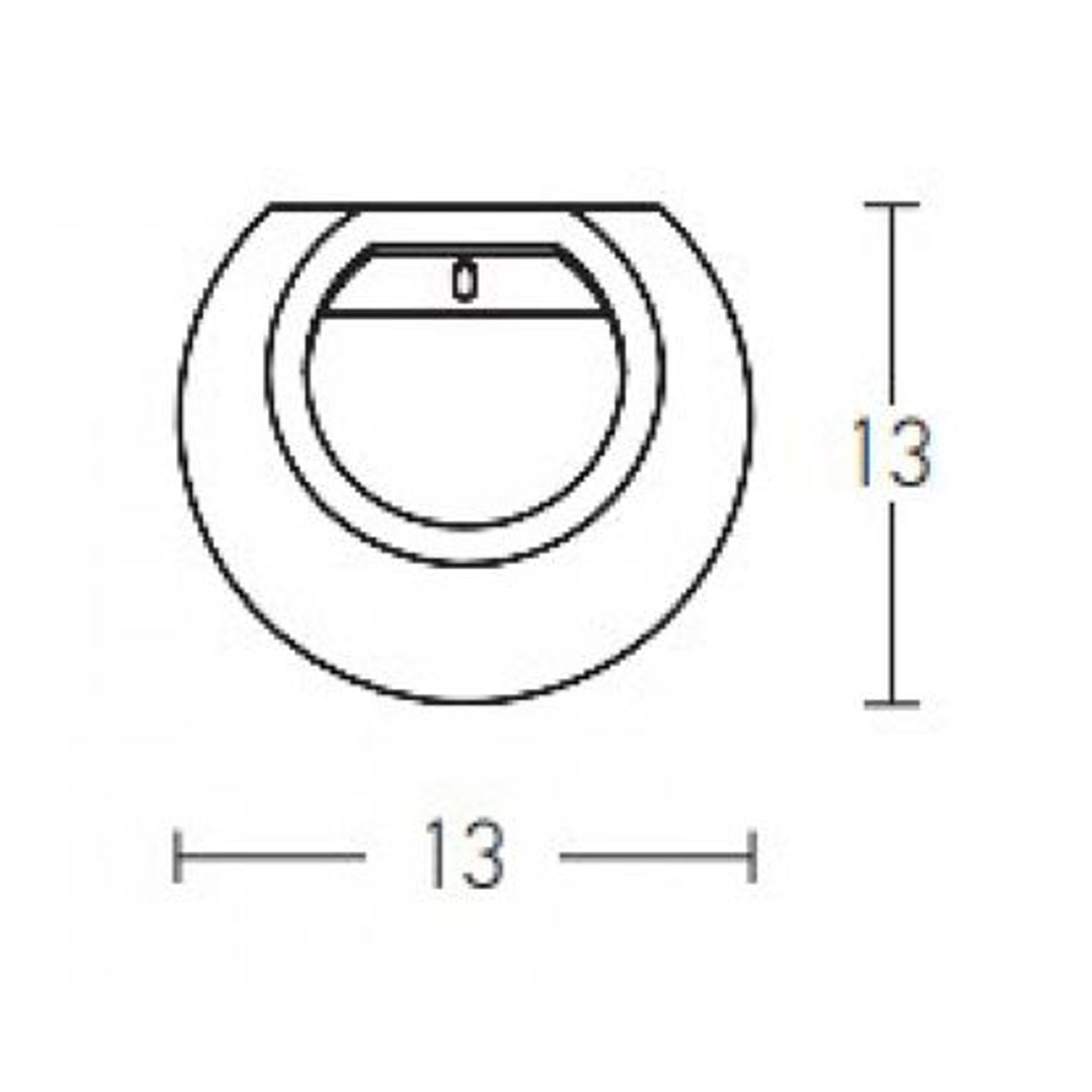 Olympia Sphere Concrete Wall Light