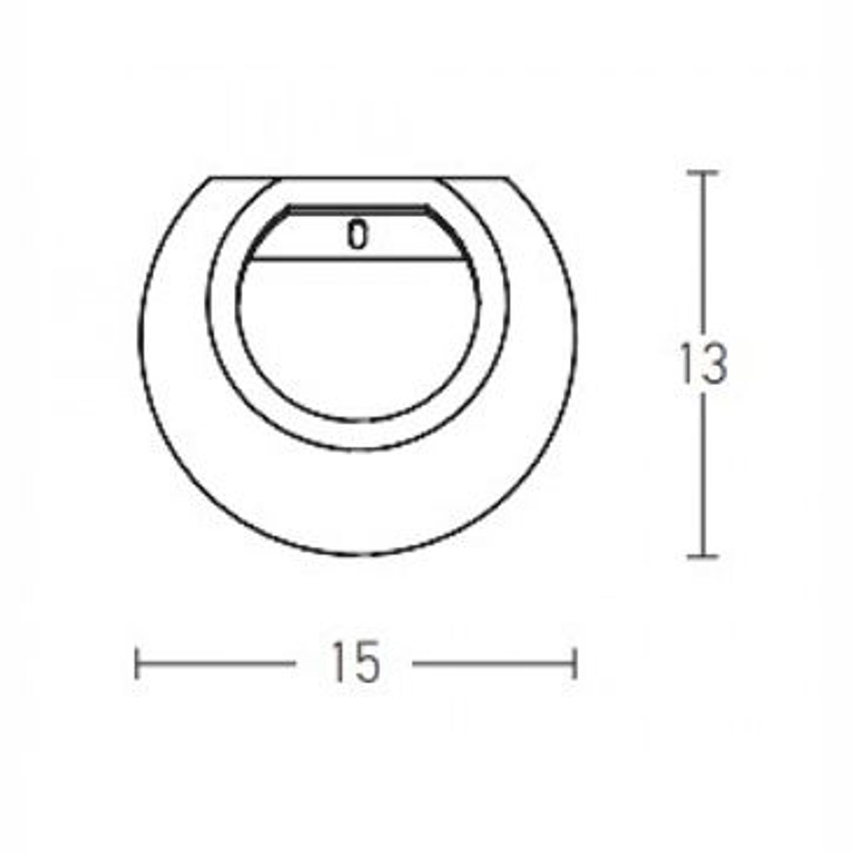 Olympia Sphere Gypsum Wall Light