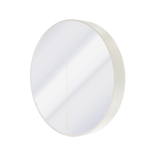 Kzoao 900mm Round White Mirror Cabinet