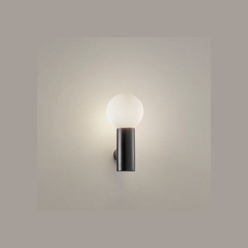Moya Vanity Wall Light in Metal Black