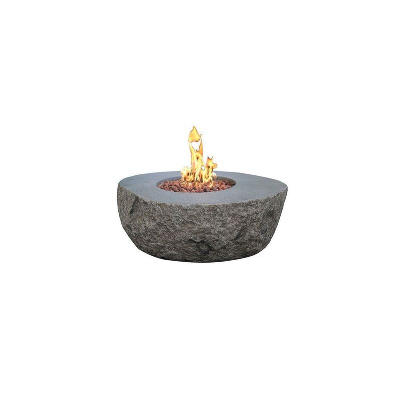 Boulder Outdoor Lpg Gas Fire Pit Table