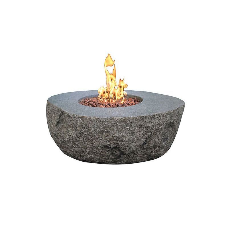 Boulder Outdoor Lpg Gas Fire Pit Table