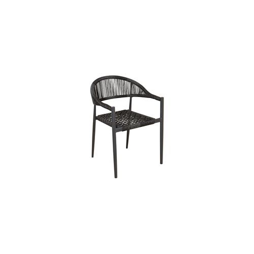 Magpie Aluminium And Rattan Dining Chair