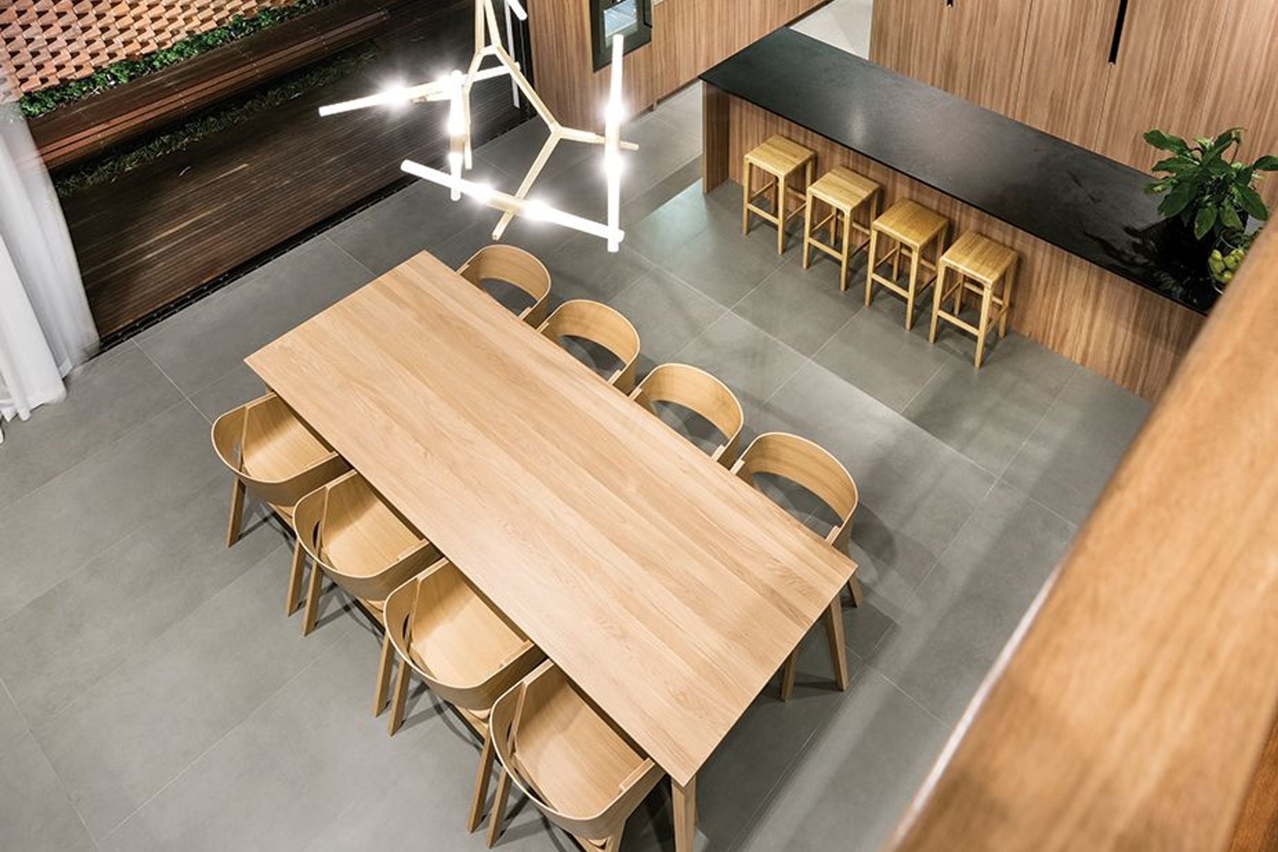 Rioja Kitchen Stool - Natural Oak - by TON