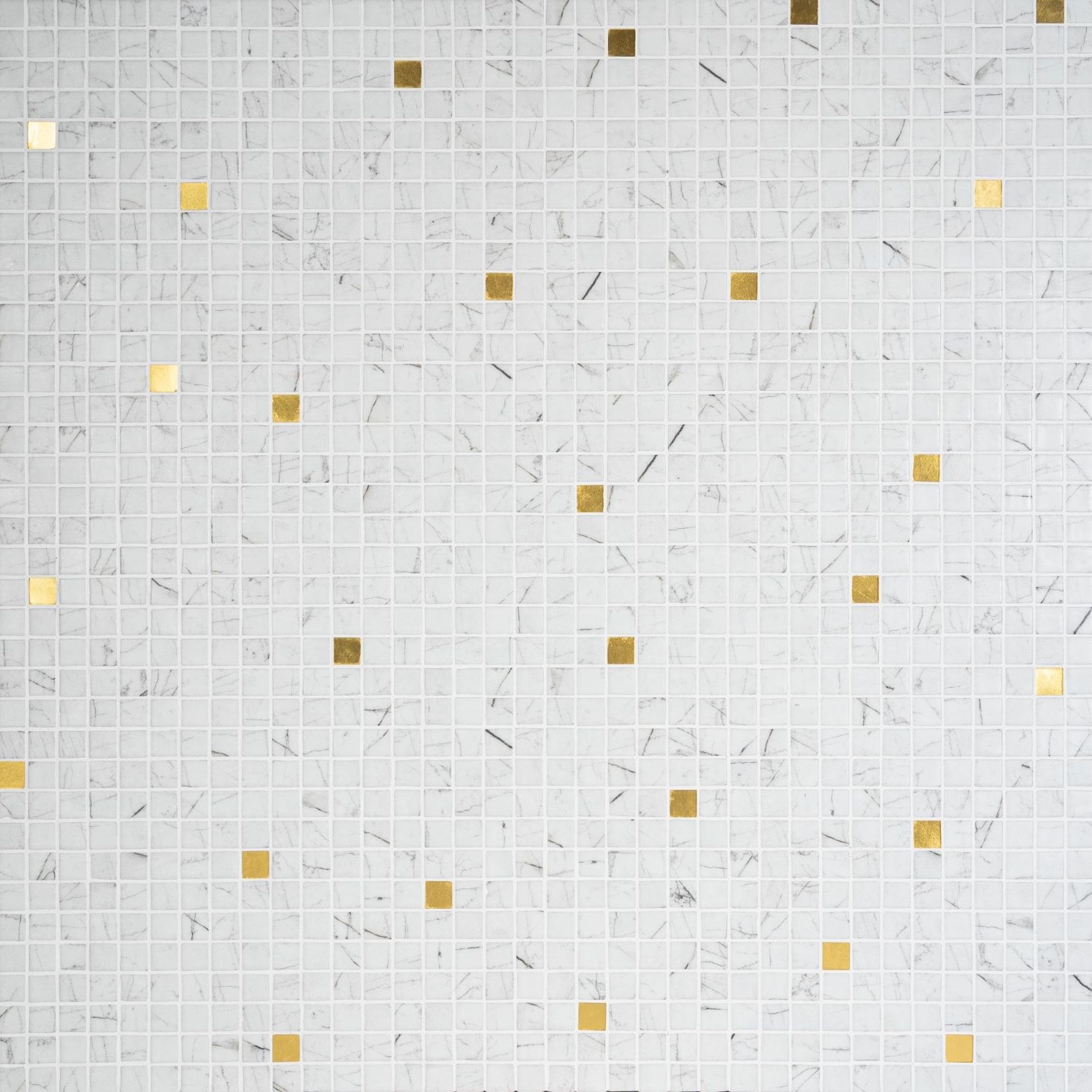 Carrara | Gold Mosaics Collection by Ezarri