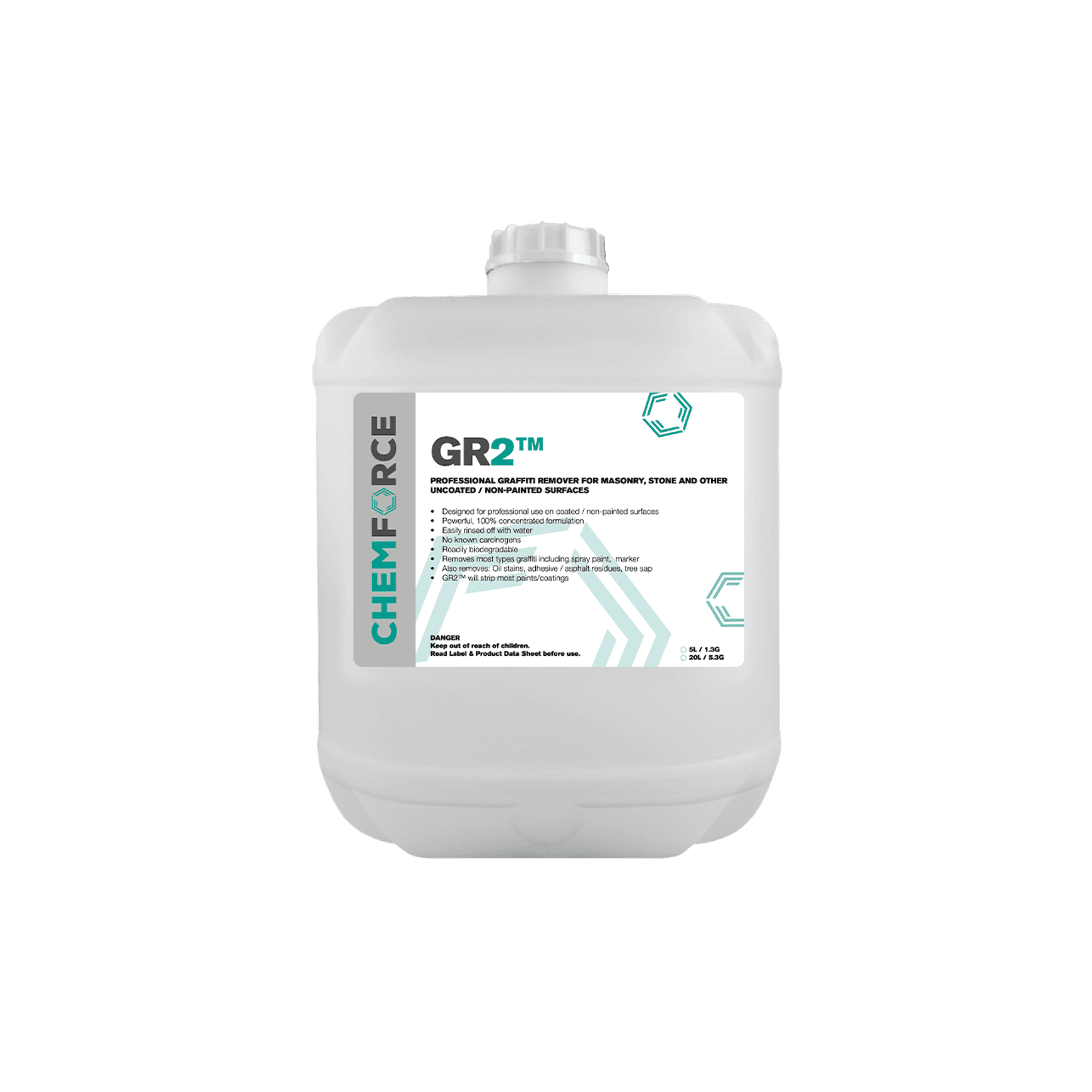 Gr2 - Graffiti Cleaner Uncoated Surfaces - 20 Litre