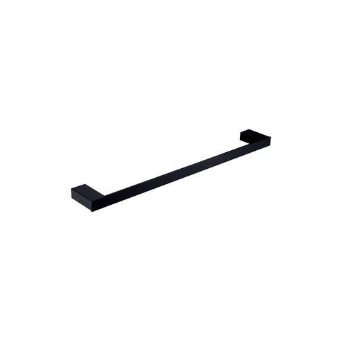 Celia Single Towel Rail 600mm Matte Black