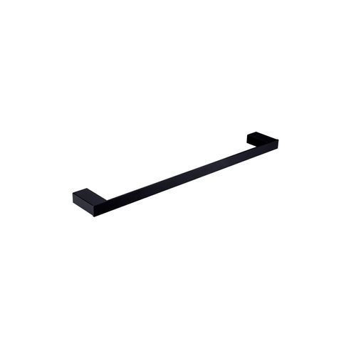 Celia Single Towel Rail 800mm Matte Black
