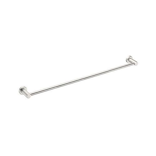 Mecca Single Towel Rail 800mm Brushed Nickel