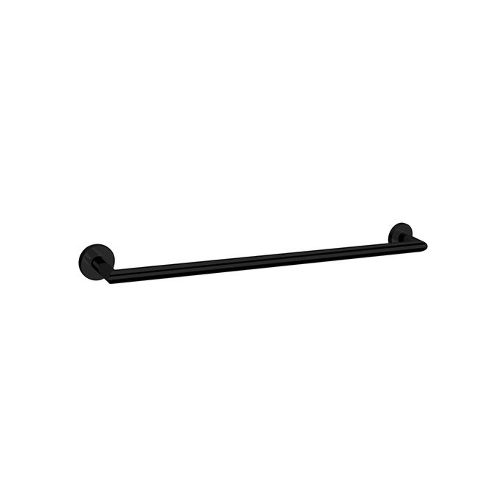 Dolce Single Towel Rail 700mm Matte Black
