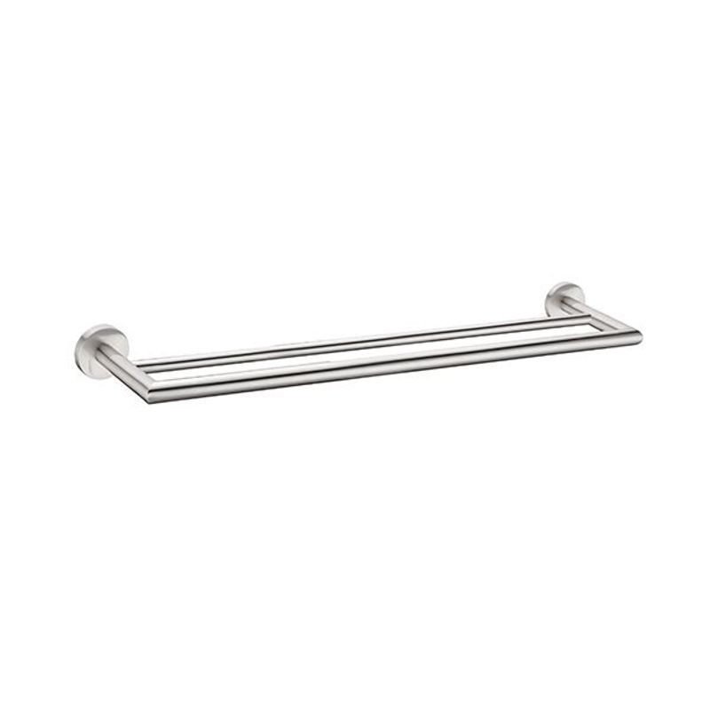 Dolce Double Towel Rail 700mm Brushed Nickel