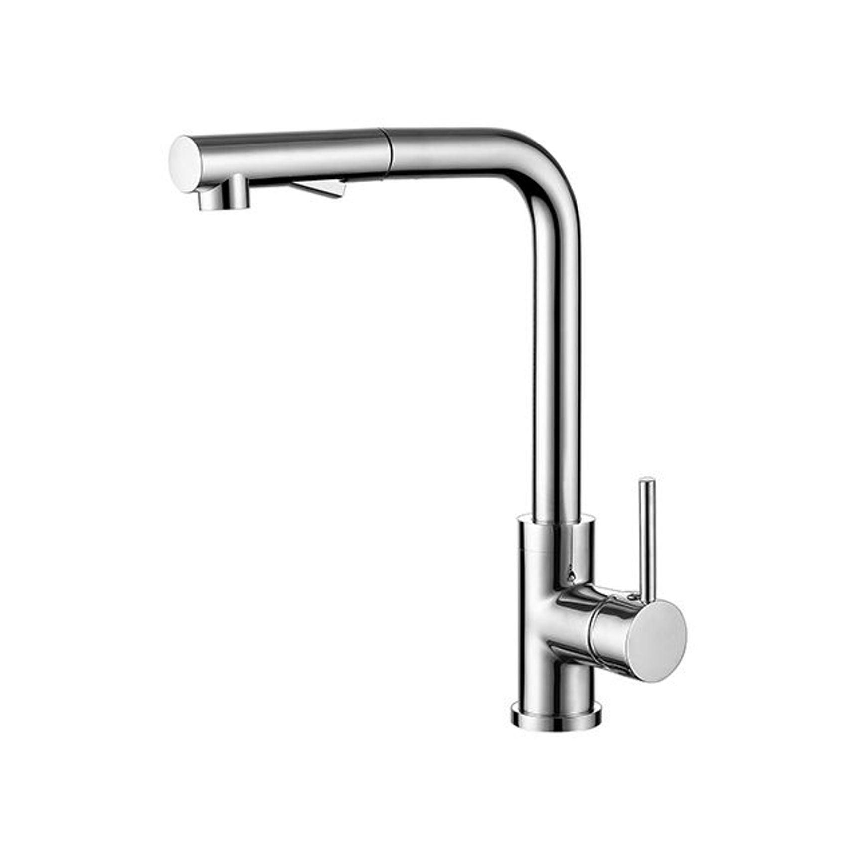 Pull Out Sink Mixer With Vegie Spray Function Chrome