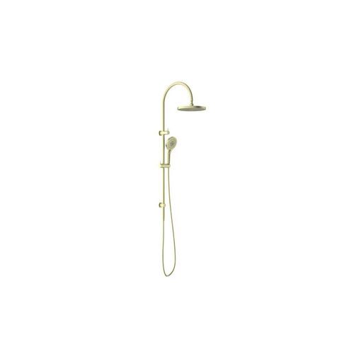 Opal Twin Shower Brushed Gold