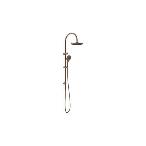 Opal Twin Shower Brushed Bronze
