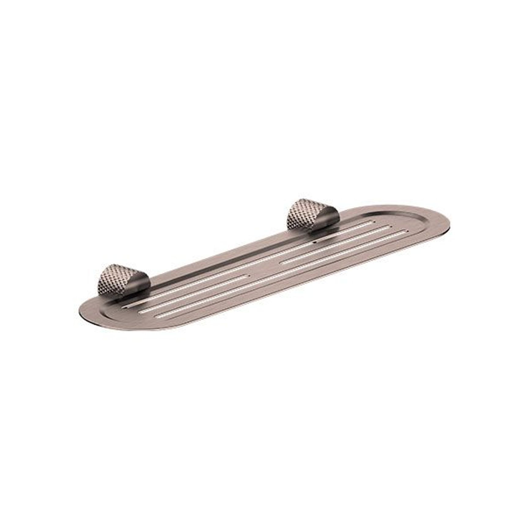 Opal Metal Shower Shelf Brushed Bronze