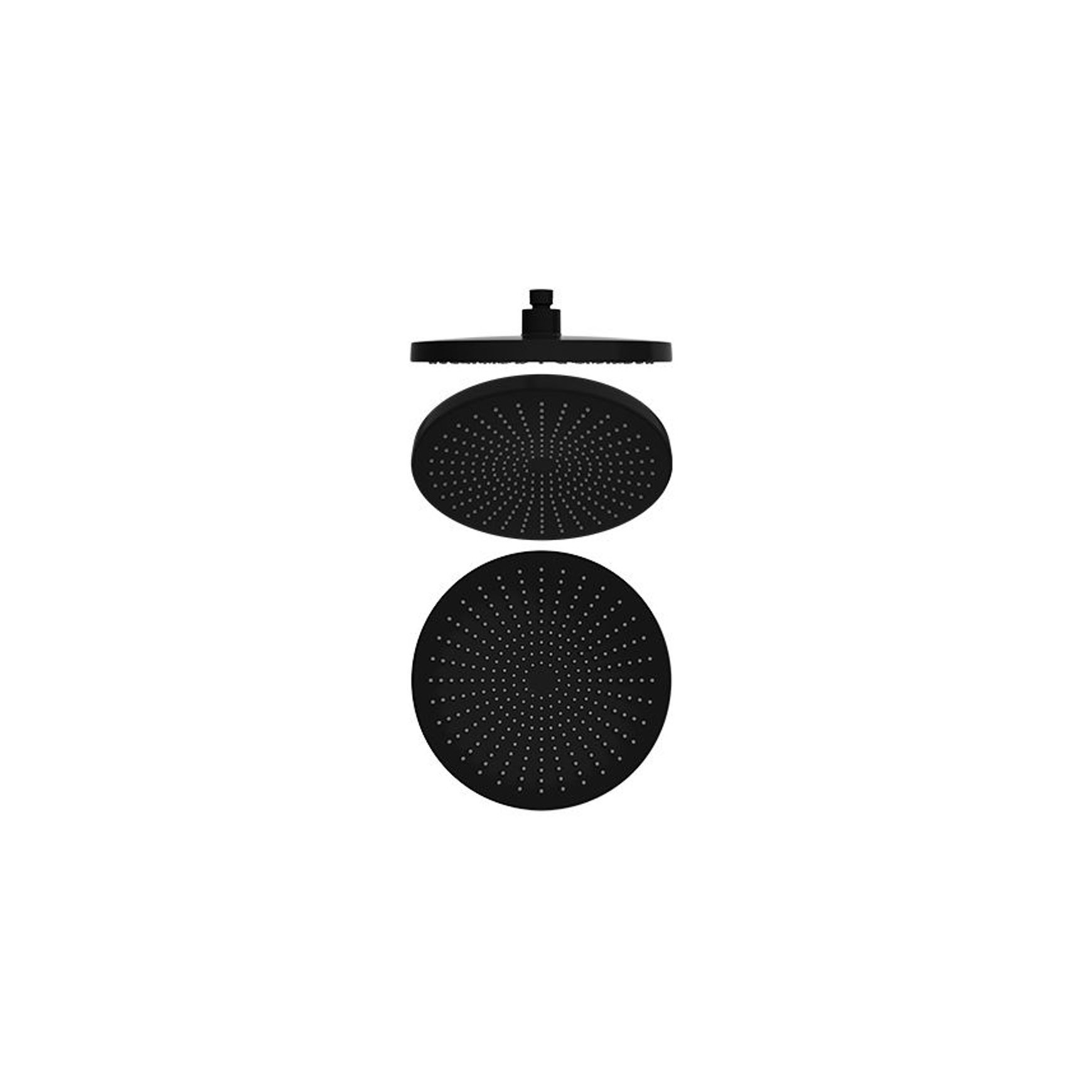 Opal 250mm Shower Head Matte Black