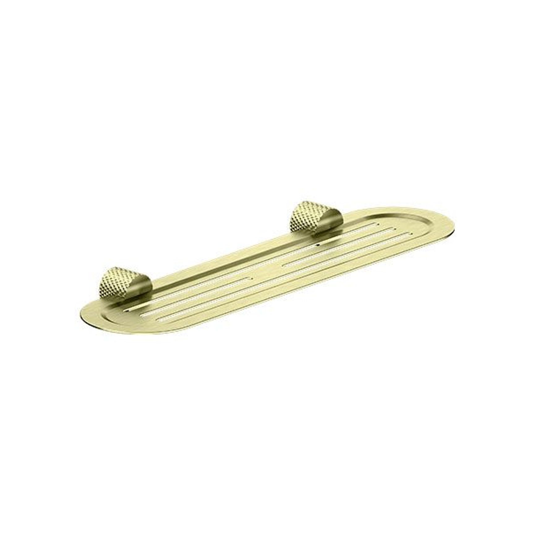Opal Metal Shower Shelf Brushed Gold