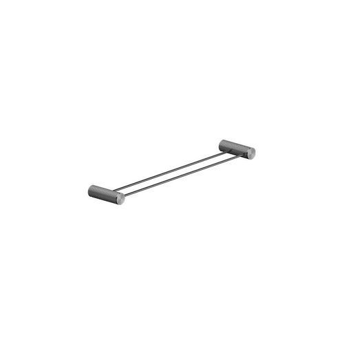 Opal Double Towel Rail 600mm Graphite