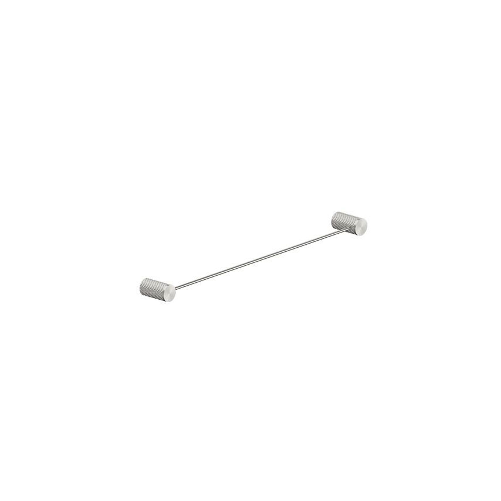 Opal Single Towel Rail 600mm Brushed Nickel