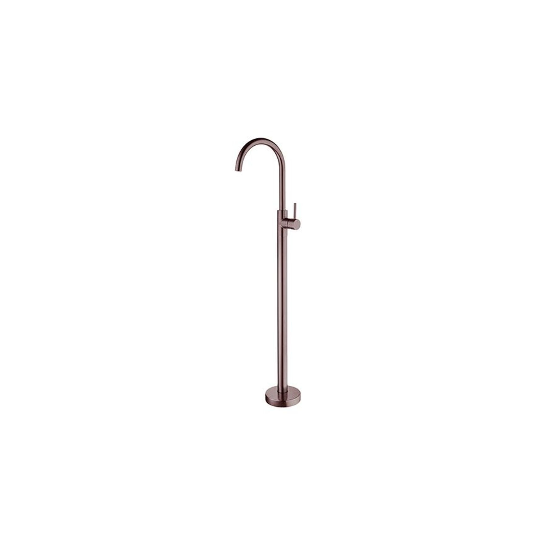 Mecca Freestanding Bath Mixer Brushed Bronze