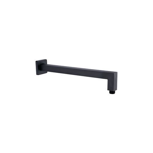 Square Shower Arm Matte Black