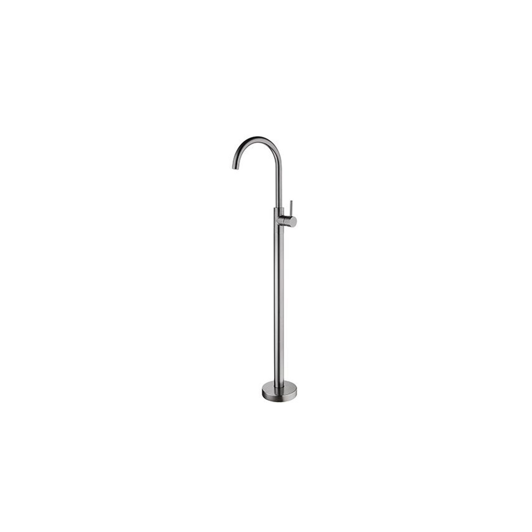 Mecca Freestanding Bath Mixer Gun Metal