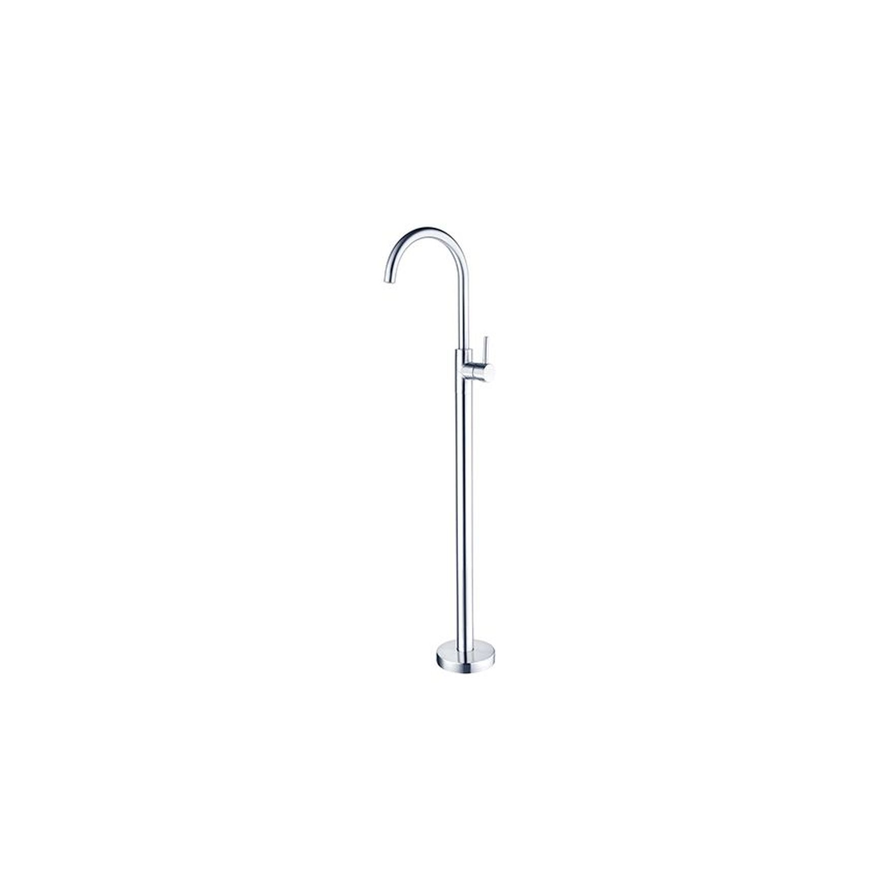 Mecca Freestanding Bath Mixer Chrome