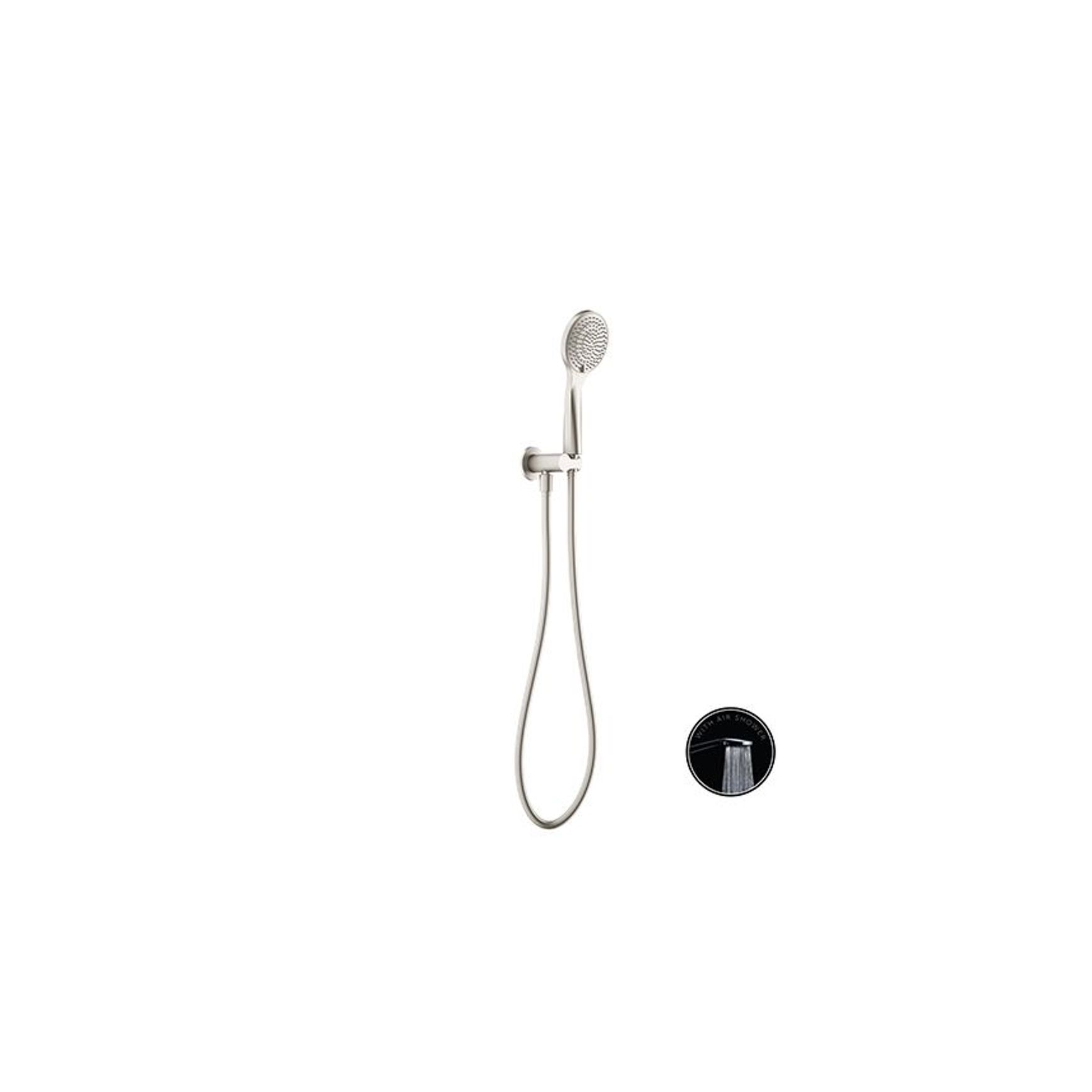 Opal Shower On Bracket With Air Shower Brushed Nickel
