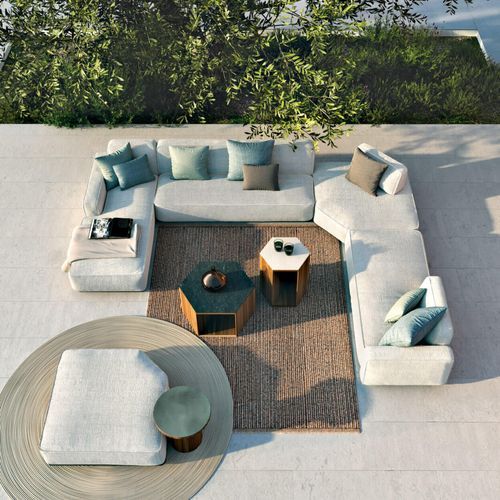 Laguna Module 12 Outdoor Pouf by Atmosphera