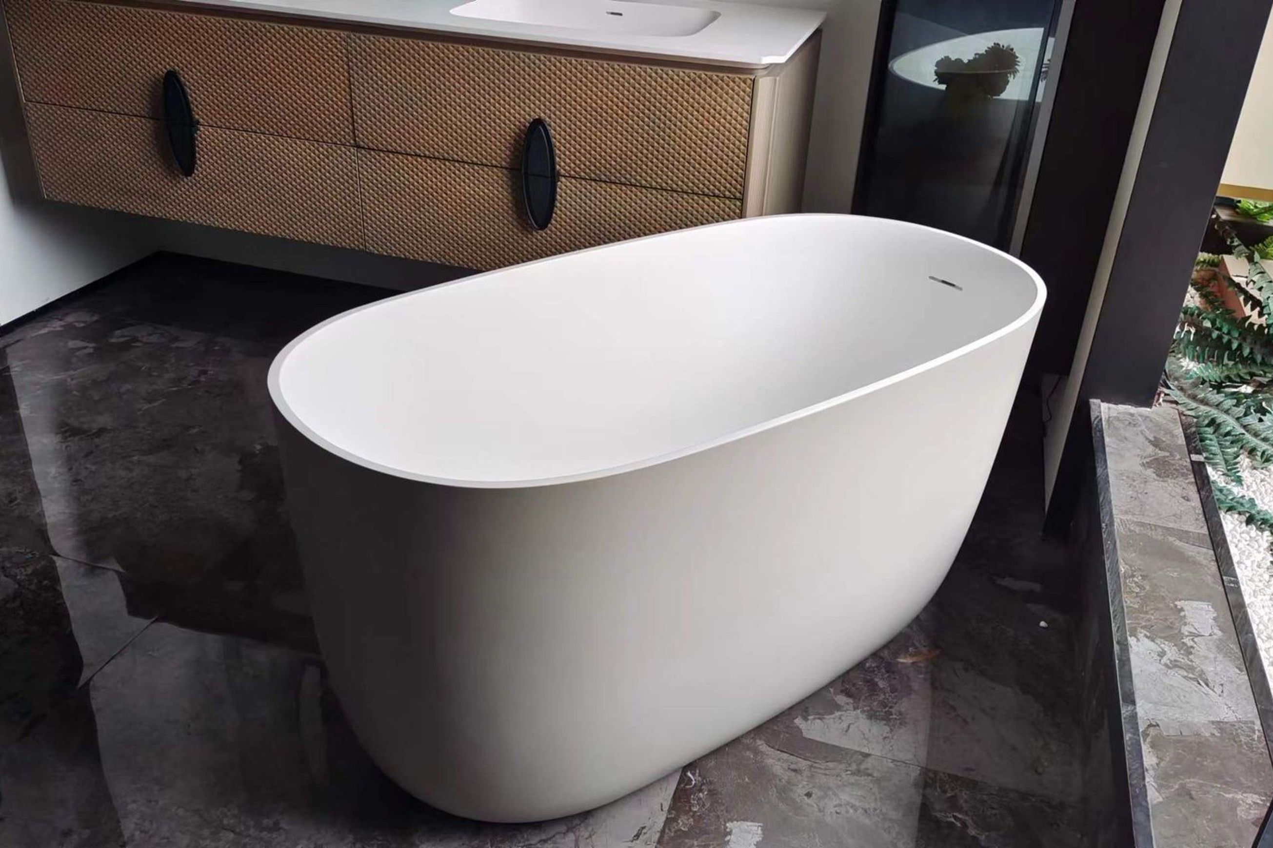 Josei Oval Japanese Soak Tub - 1200mm -MGB01