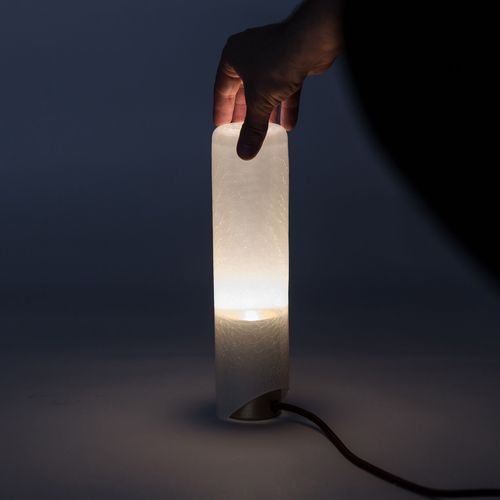 Crackle Lamp T1 Alabaster by ADesignStudio