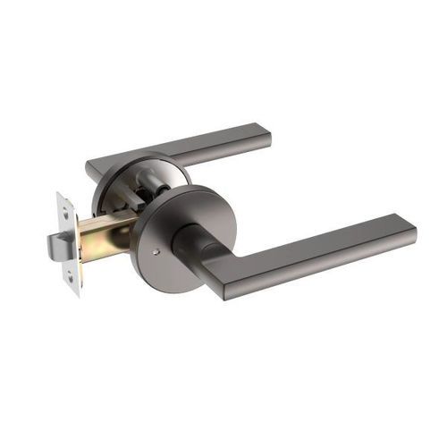 Raglan Lever Handle In Nickel Graphite
