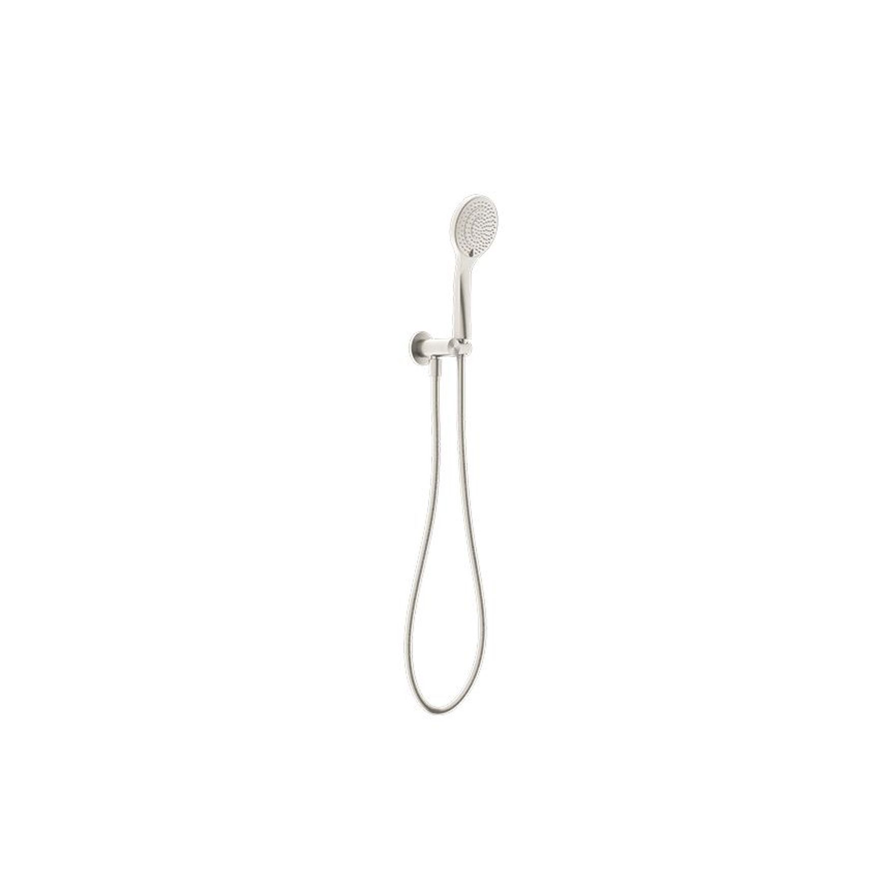 Mecca Shower On Bracket With Air Shower Brushed Nickel