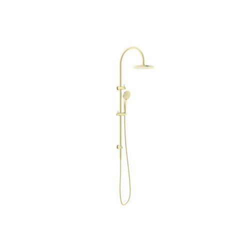 Mecca Twin Shower With Air Shower Brushed Gold