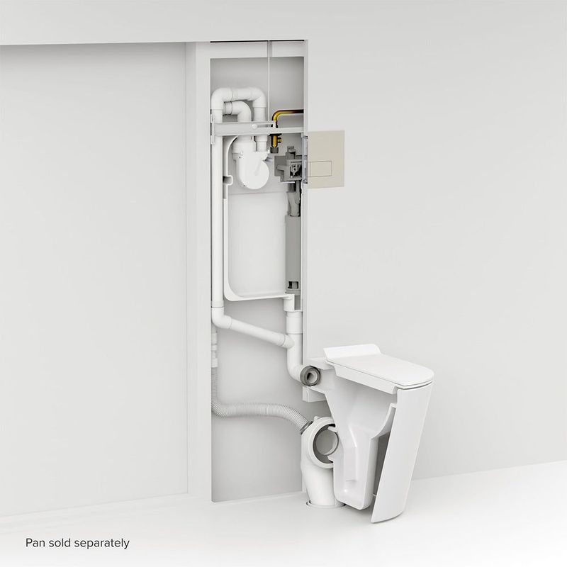 Milu In-wall Cistern with Odourless for Floor Mount Pan