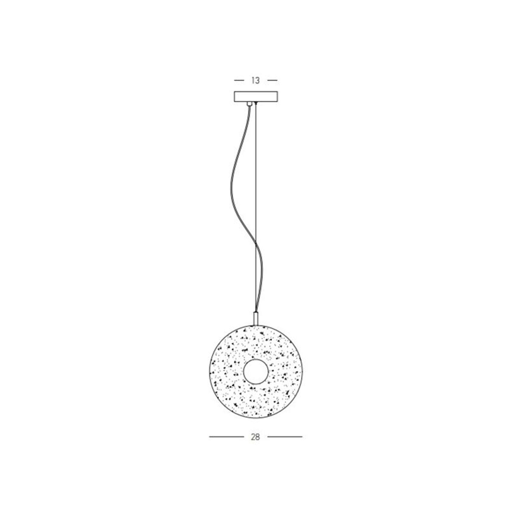 Aster 28cm Pendant