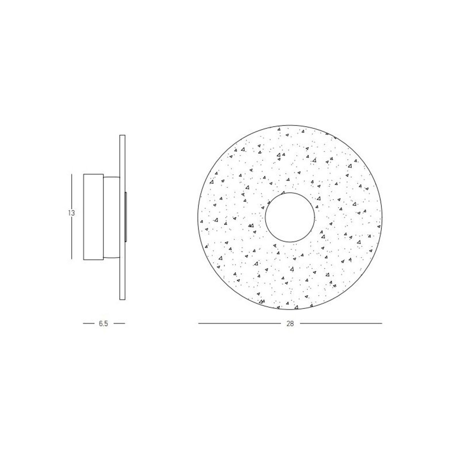 Aster 28cm Wall Light