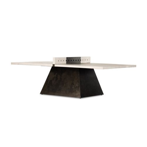 Ping Pong Table Aged Metal