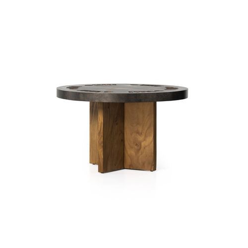 Poker Table in Natural Brown Guanacaste