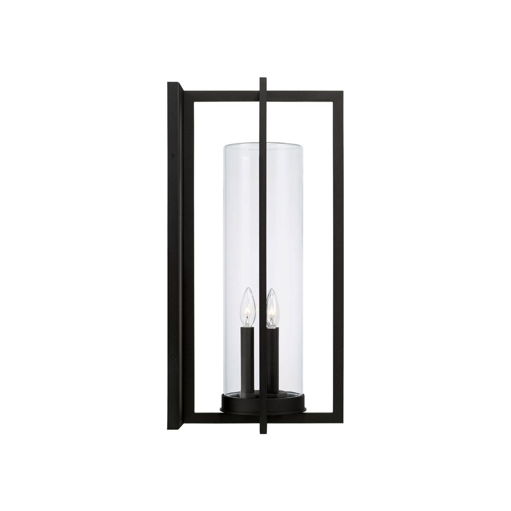 Karter 3 Light Wall Lantern in Black