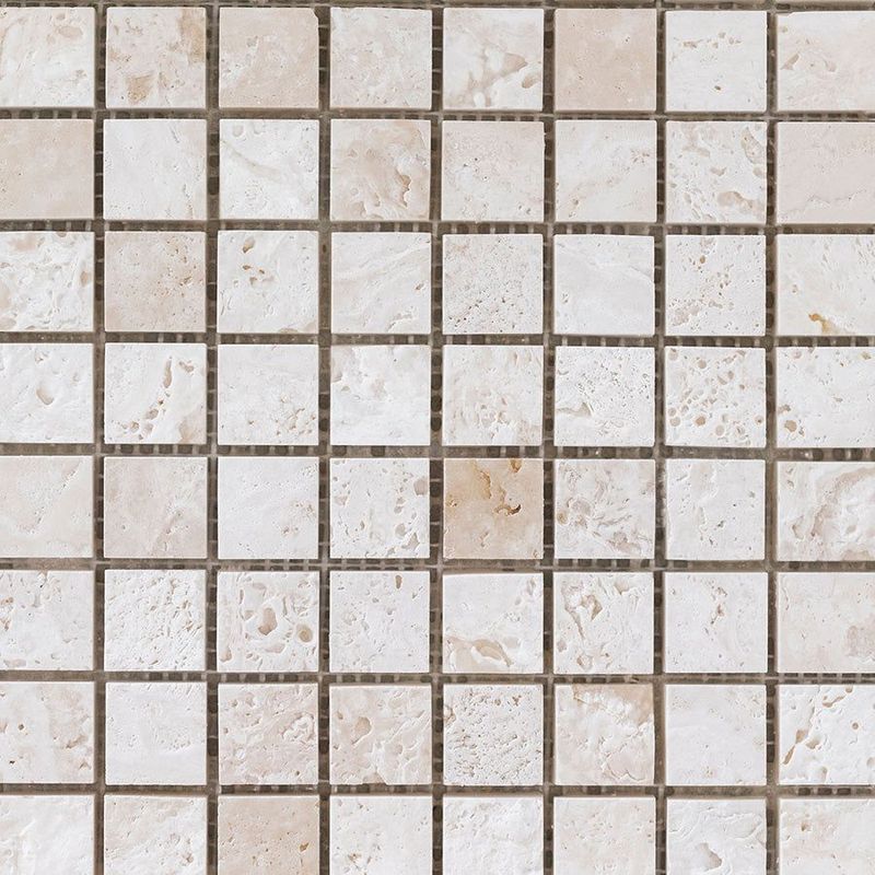 Sand Travertine Mosaic Tile Sheet